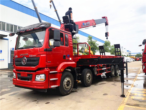 陜汽前四后八/四軸隨車吊-程力14噸/16噸隨車吊