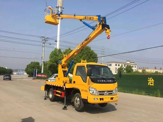 國六福田藍牌曲臂高空作業車