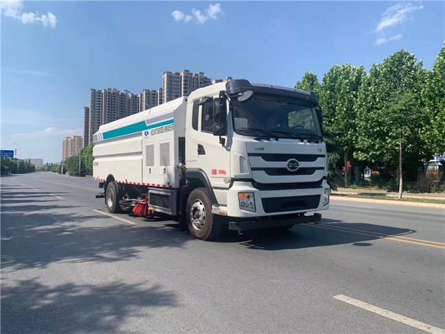 比亞迪電動新能源洗掃車產品展示