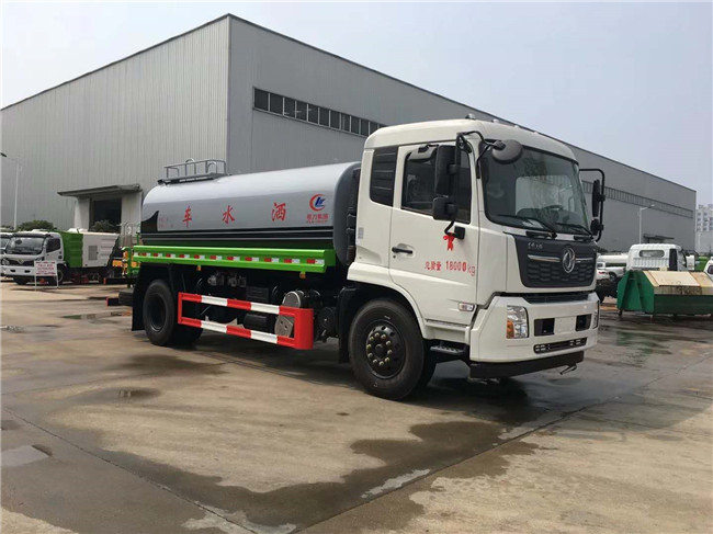 東風(fēng)天錦12方多功能灑水車/不銹鋼罐體以及管道
