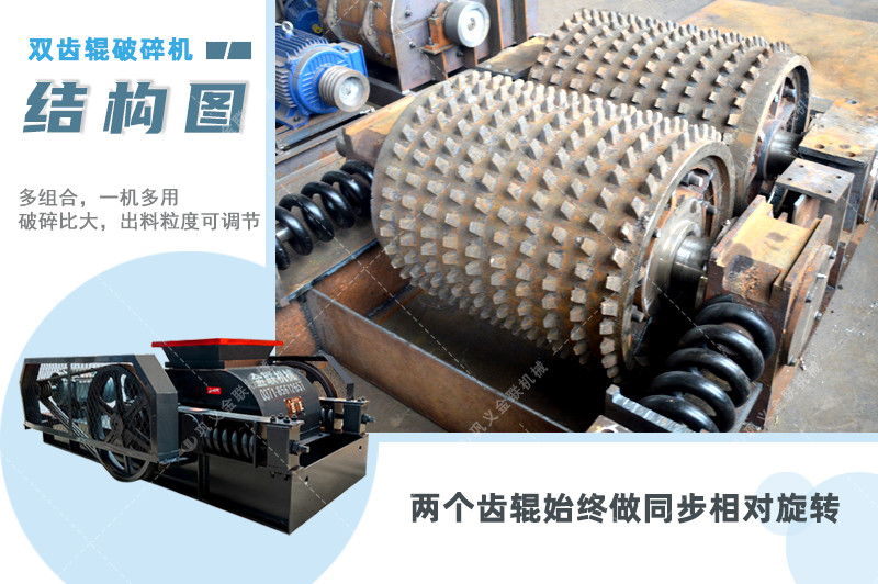 雙齒輥破碎機(jī)-狼牙齒輥破碎機(jī)價(jià)格-齒輥式破碎機(jī)圖片/視頻/原理型號