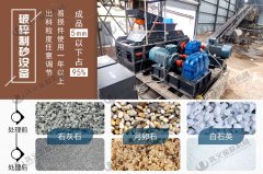 時(shí)產(chǎn)50噸方解石制砂機(jī)多少錢一臺(tái)，有哪些型號(hào)合適？